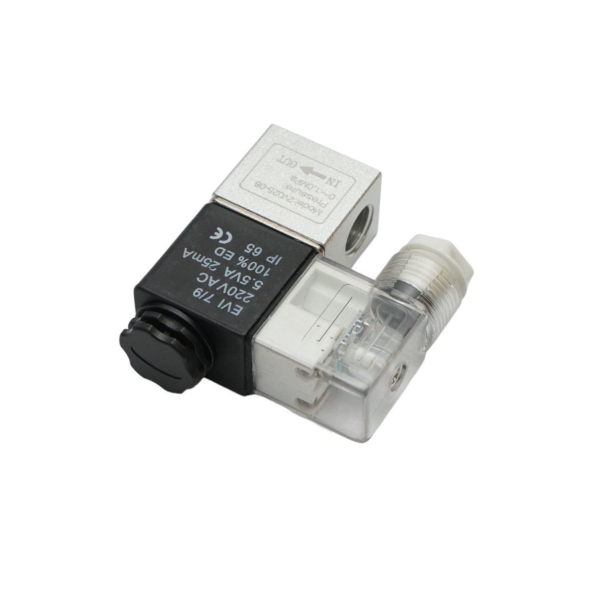 Electrovalva pneumatica 1 circuit 1/4, AC220V IP65 - imagine 4