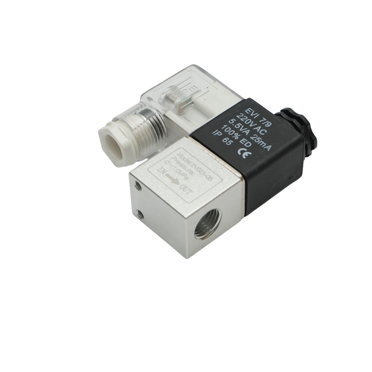 Electrovalva pneumatica 1 circuit 1/4, AC220V IP65 - imagine 3