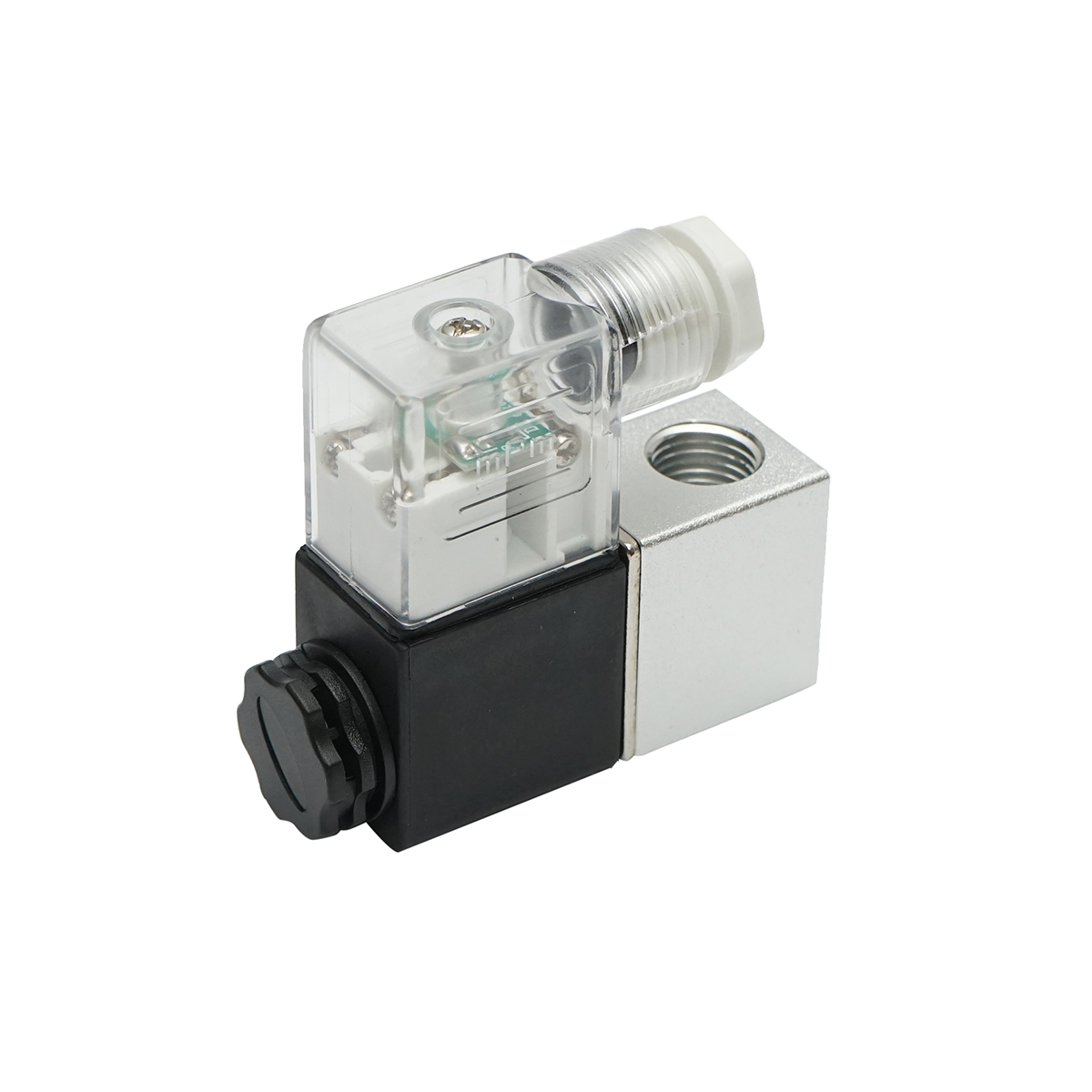 Electrovalva pneumatica 4.8W DC24V, 1 circuit 1/4 IP65 - imagine 3