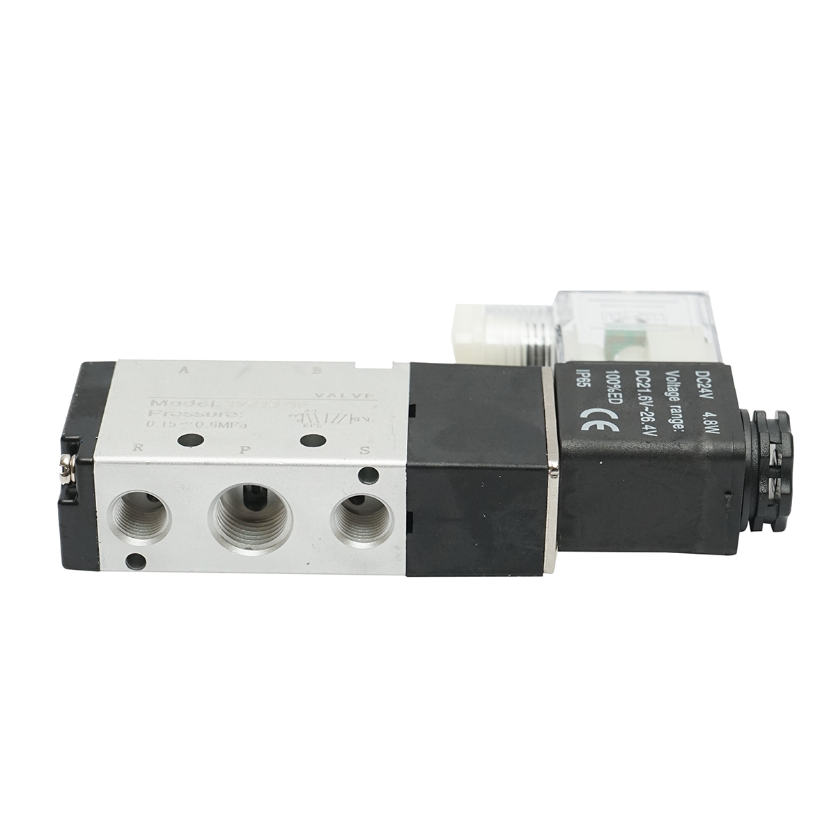Electrovalva pneumatica 2 circuite 1/4, DC24V/4.8W, presiune max. 0.8MPa IP65 - imagine 4