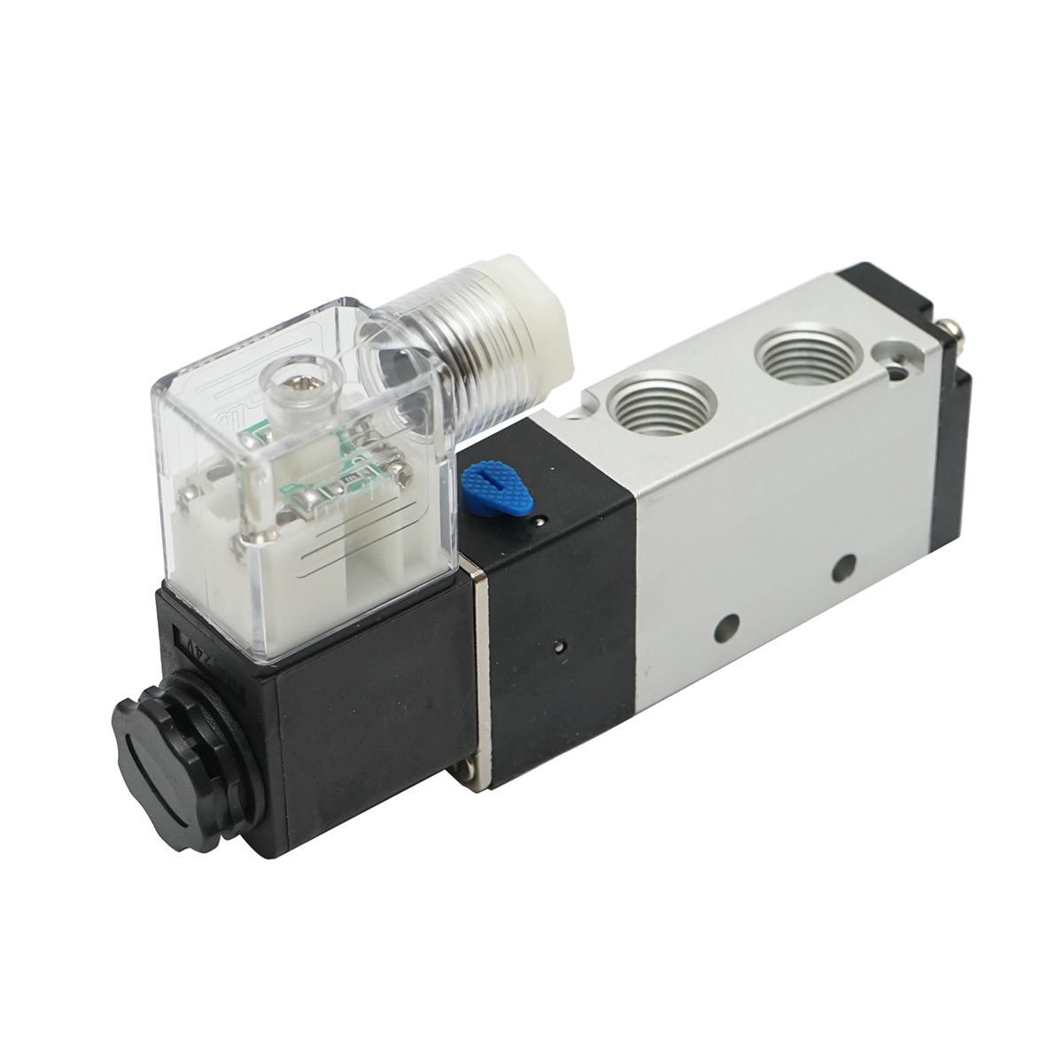 Electrovalva pneumatica 2 circuite 1/4, DC24V/4.8W, presiune max. 0.8MPa IP65 - imagine 5