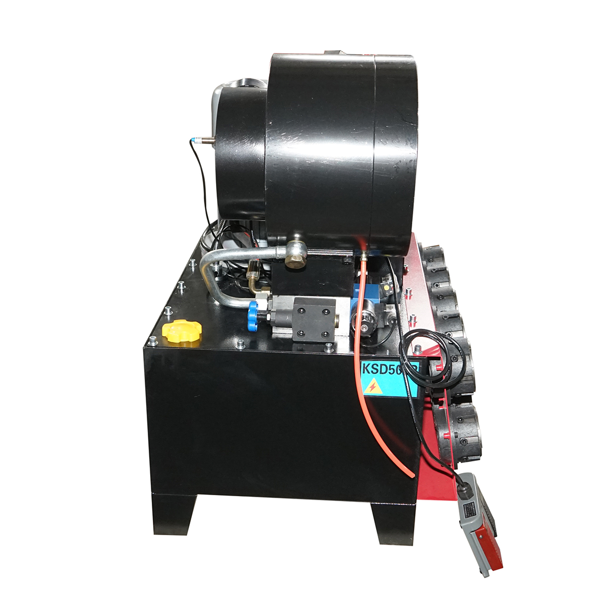 Masina de sertizat furtunuri hidraulice fi 6-51mm 3kW, 220V cu schimbare rapida Breckner Germany - imagine 4