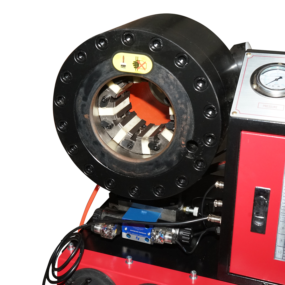 Masina de sertizat furtunuri hidraulice fi 6-51mm 3kW, 220V cu schimbare rapida Breckner Germany - imagine 9