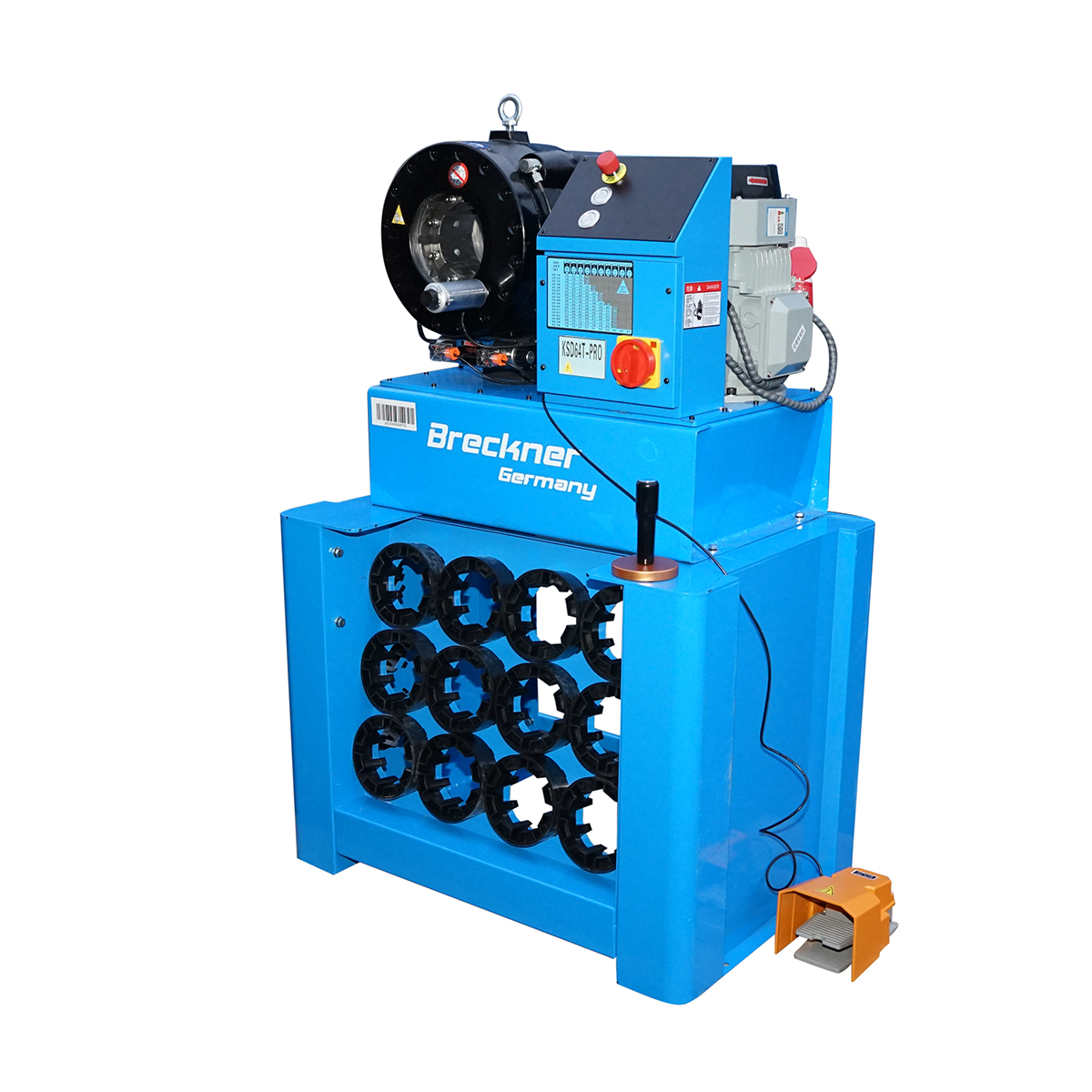 Masina de sertizat furtunuri hidraulice fi 6-69mm 4kW, 380V cu schimbare rapida Breckner Germany - imagine 2