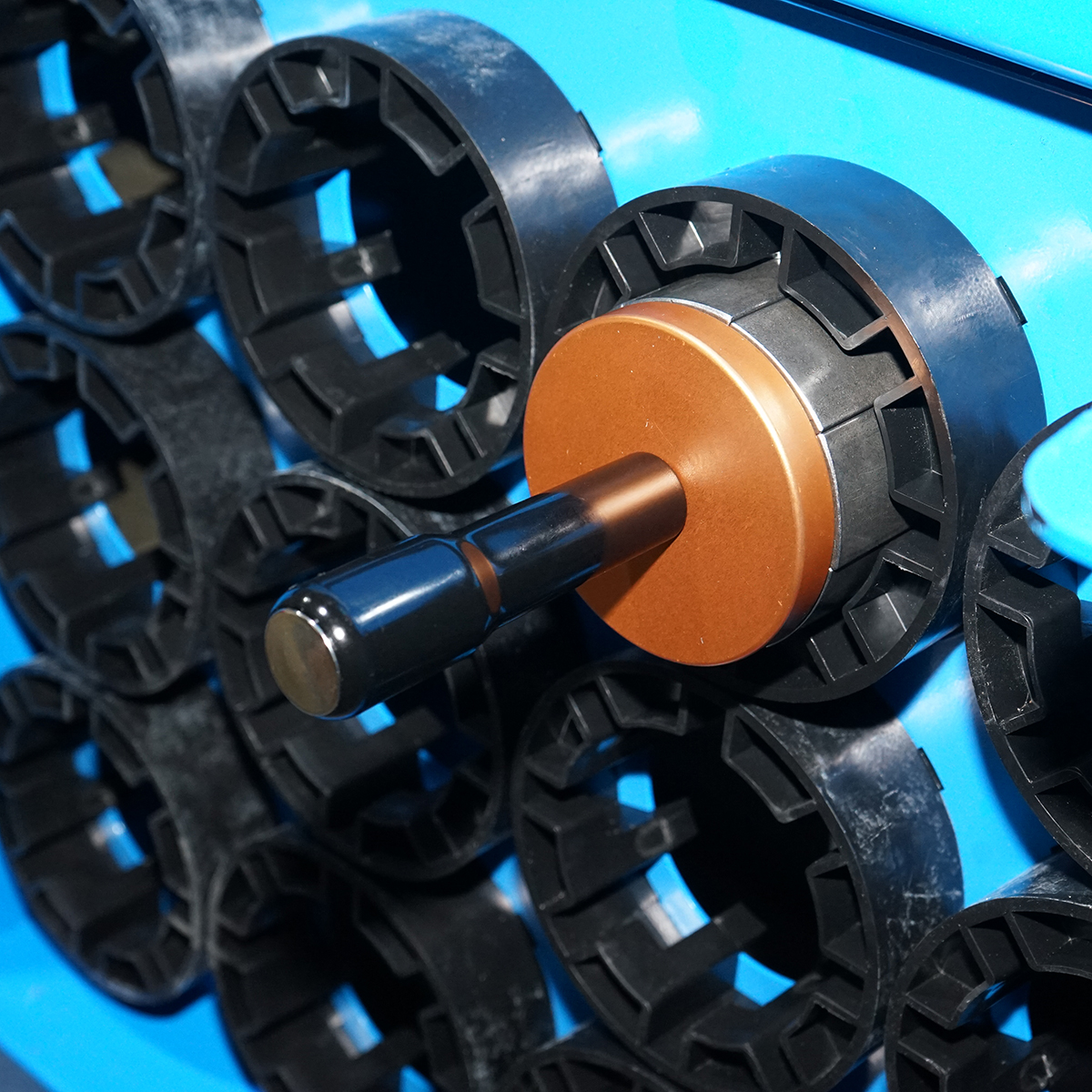 Masina de sertizat furtunuri hidraulice fi 6-69mm 4kW, 380V cu schimbare rapida Breckner Germany - imagine 9