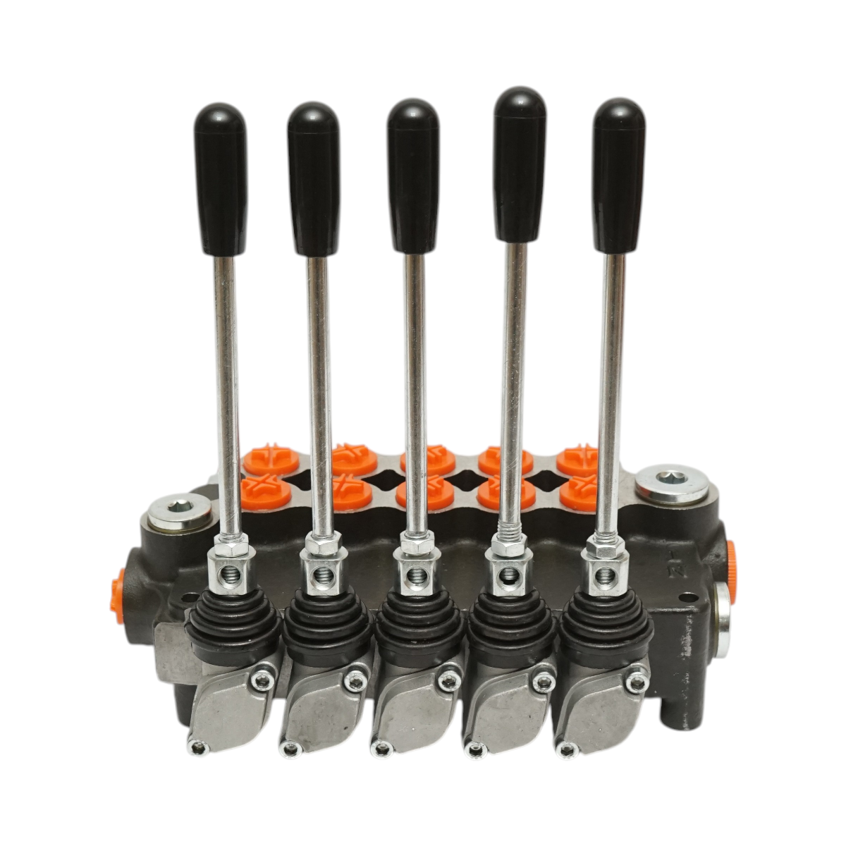 Distribuitor hidraulic 5 manete, debit 80L/min, presiune 200 bar Breckner Germany - imagine 3