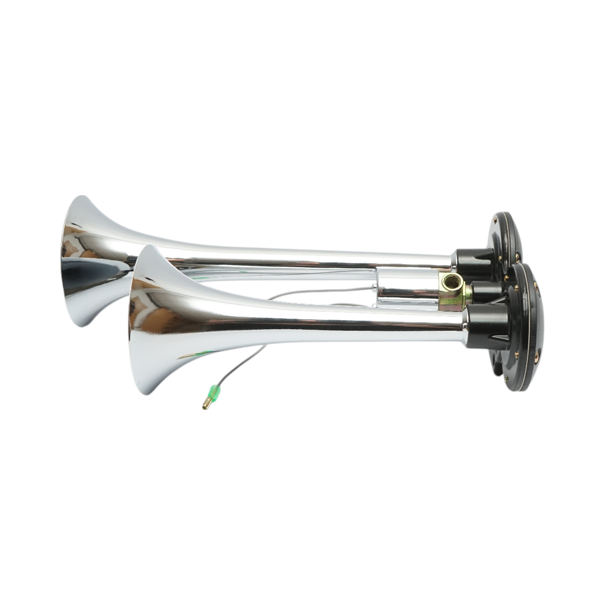 Claxon 2 trompete 12/24V pentru compresor aer - imagine 2