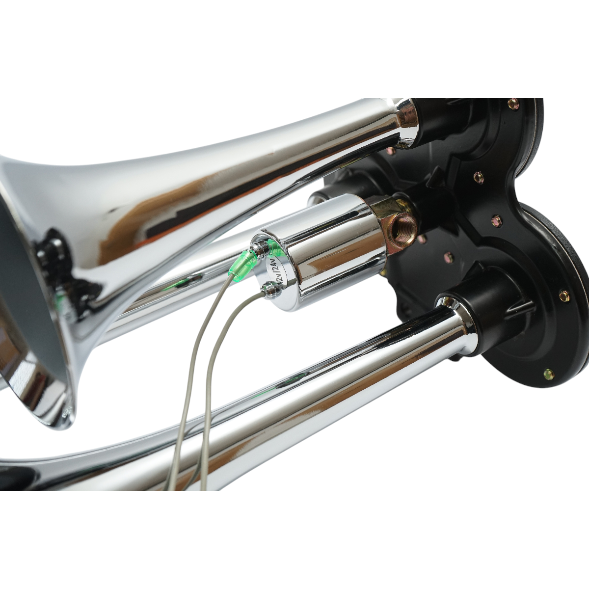 Claxon 3 trompete pentru compresor aer 12/24V - imagine 6