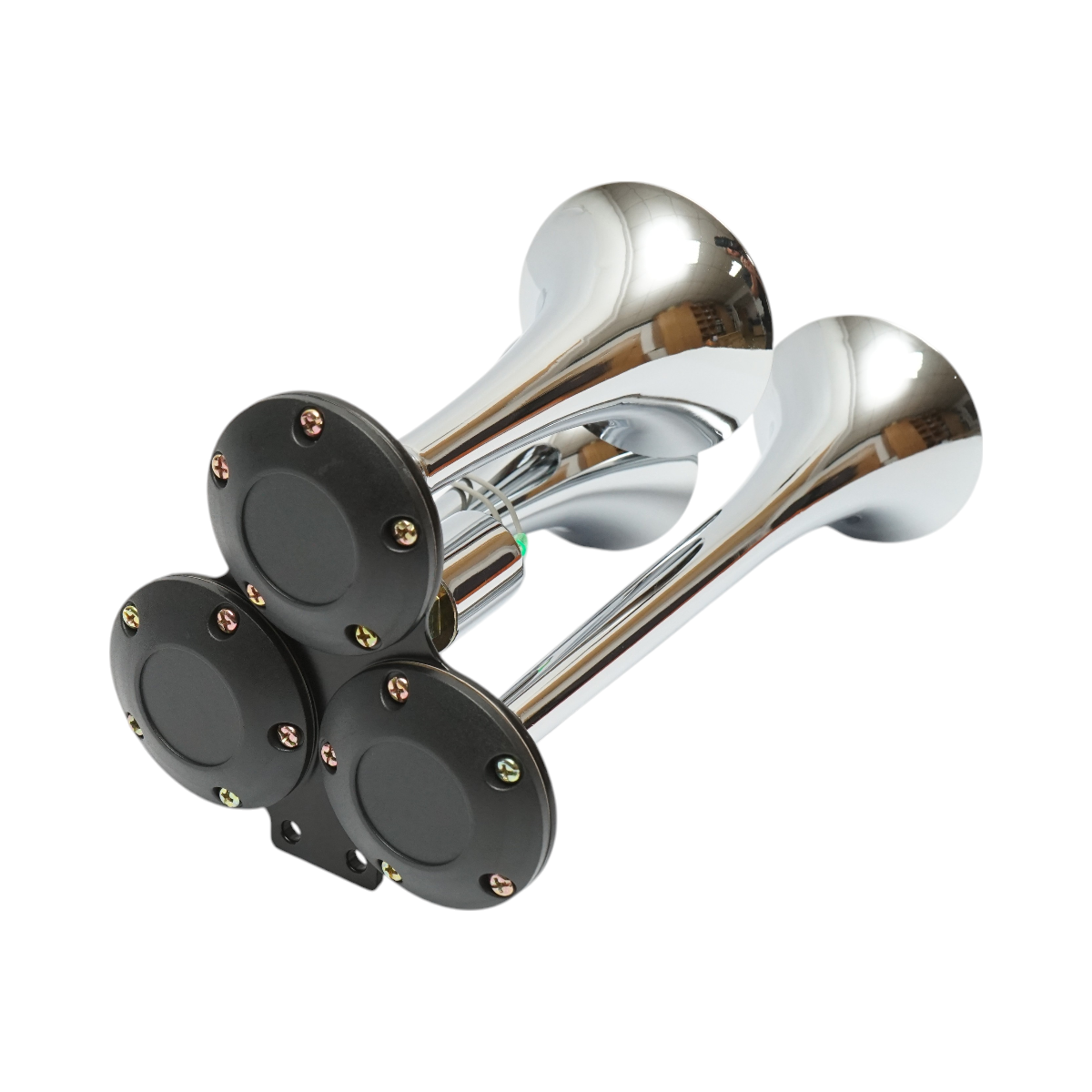 Claxon 3 trompete pentru compresor aer 12/24V - imagine 3