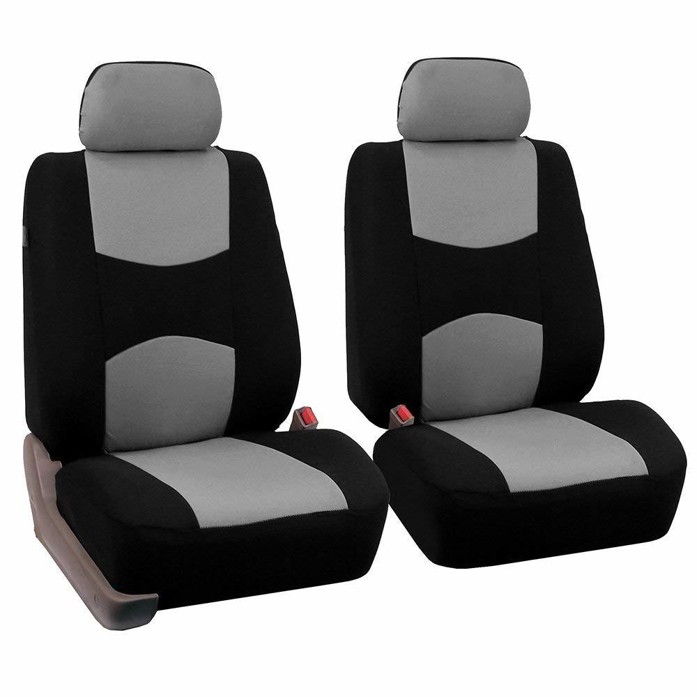 Set huse scaune universale negru si gri - imagine 2