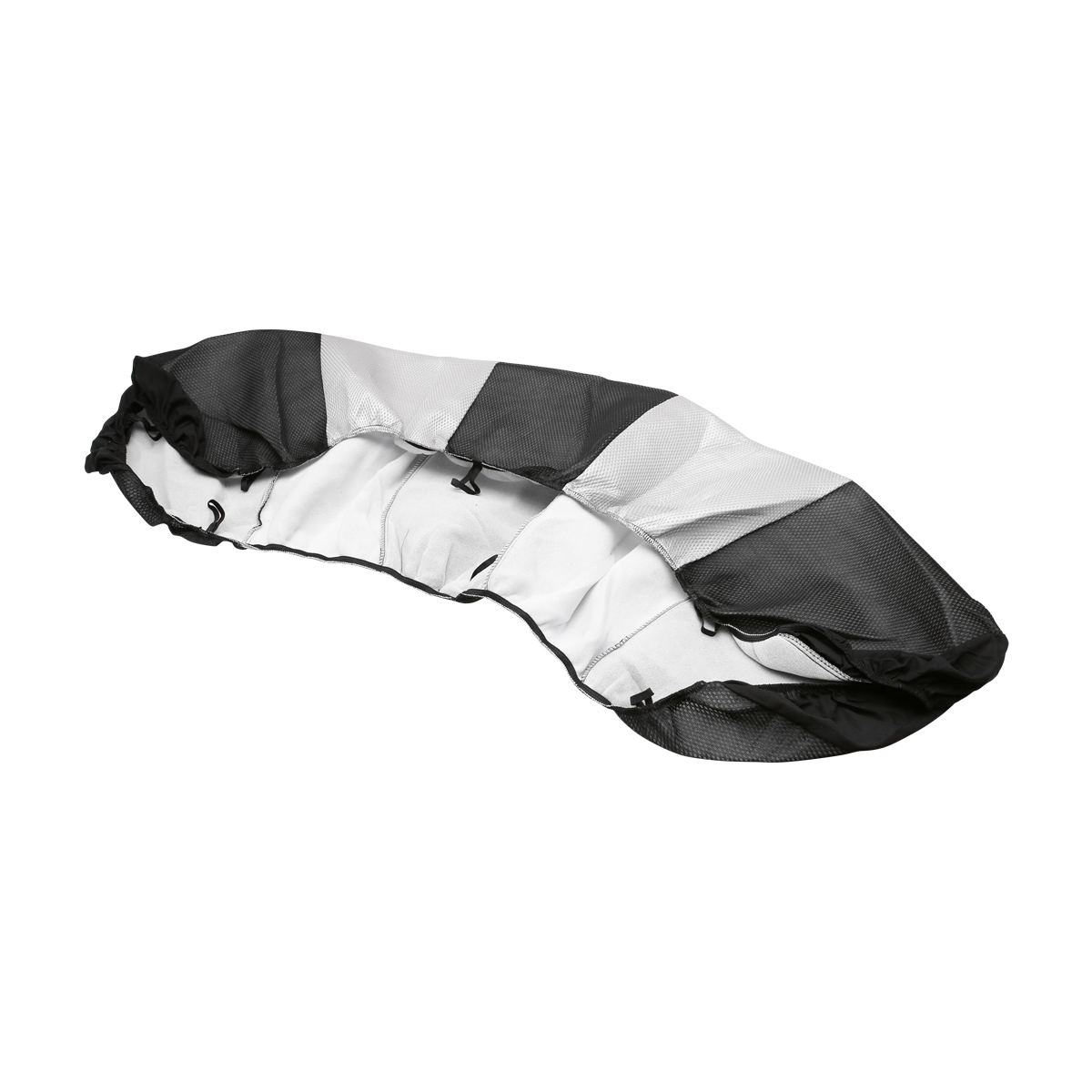 Set huse scaune universale negru gri Breckner Germany - imagine 8