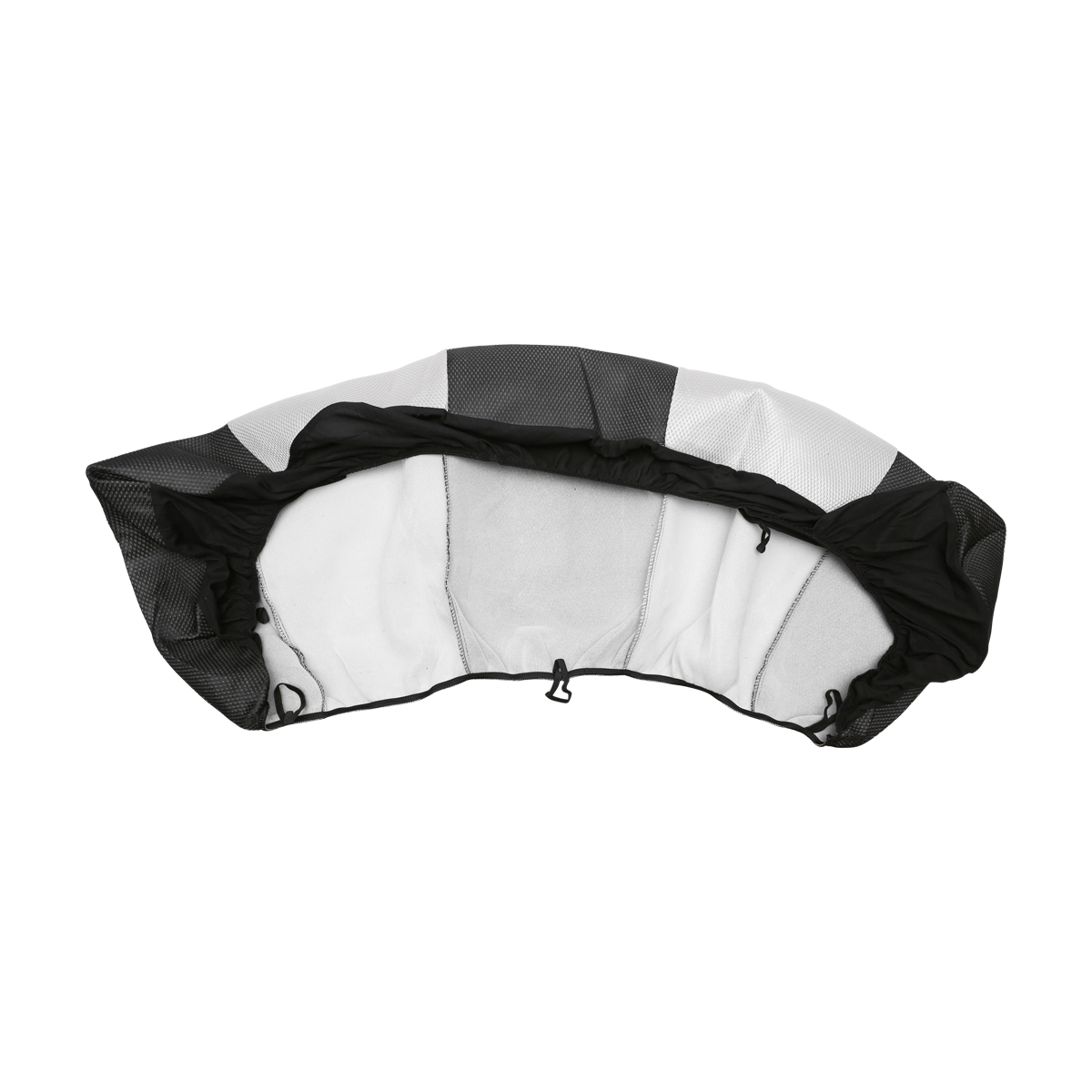 Set huse scaune universale negru gri Breckner Germany - imagine 7