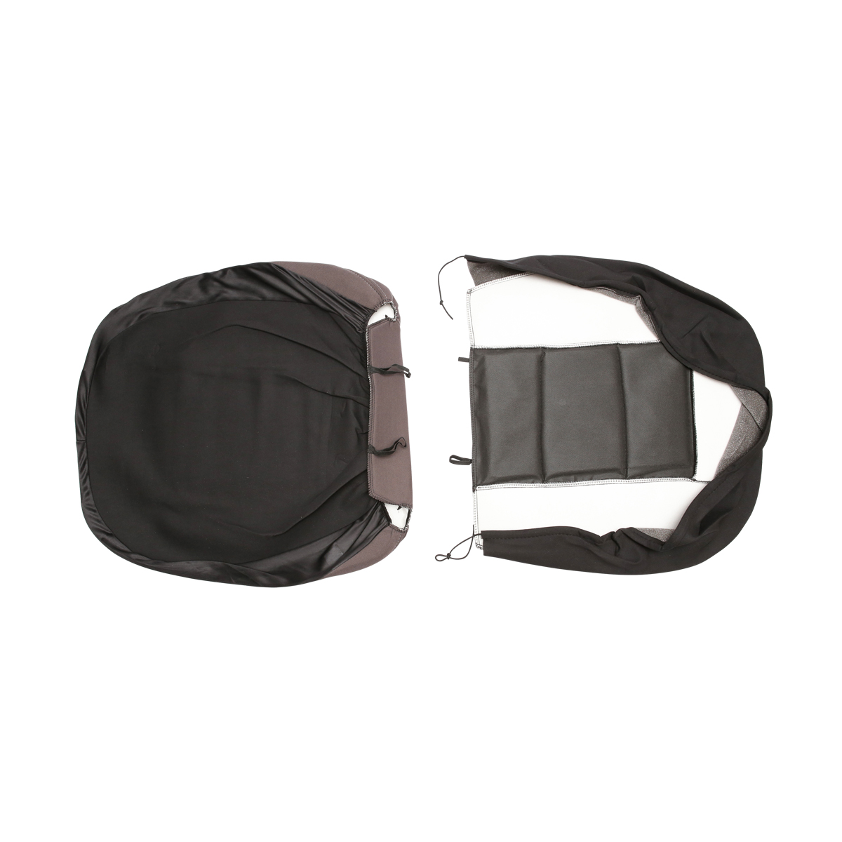 Set huse scaune universale gri negru - imagine 6