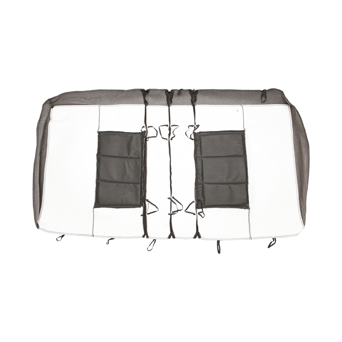 Set huse scaune universale gri negru - imagine 7