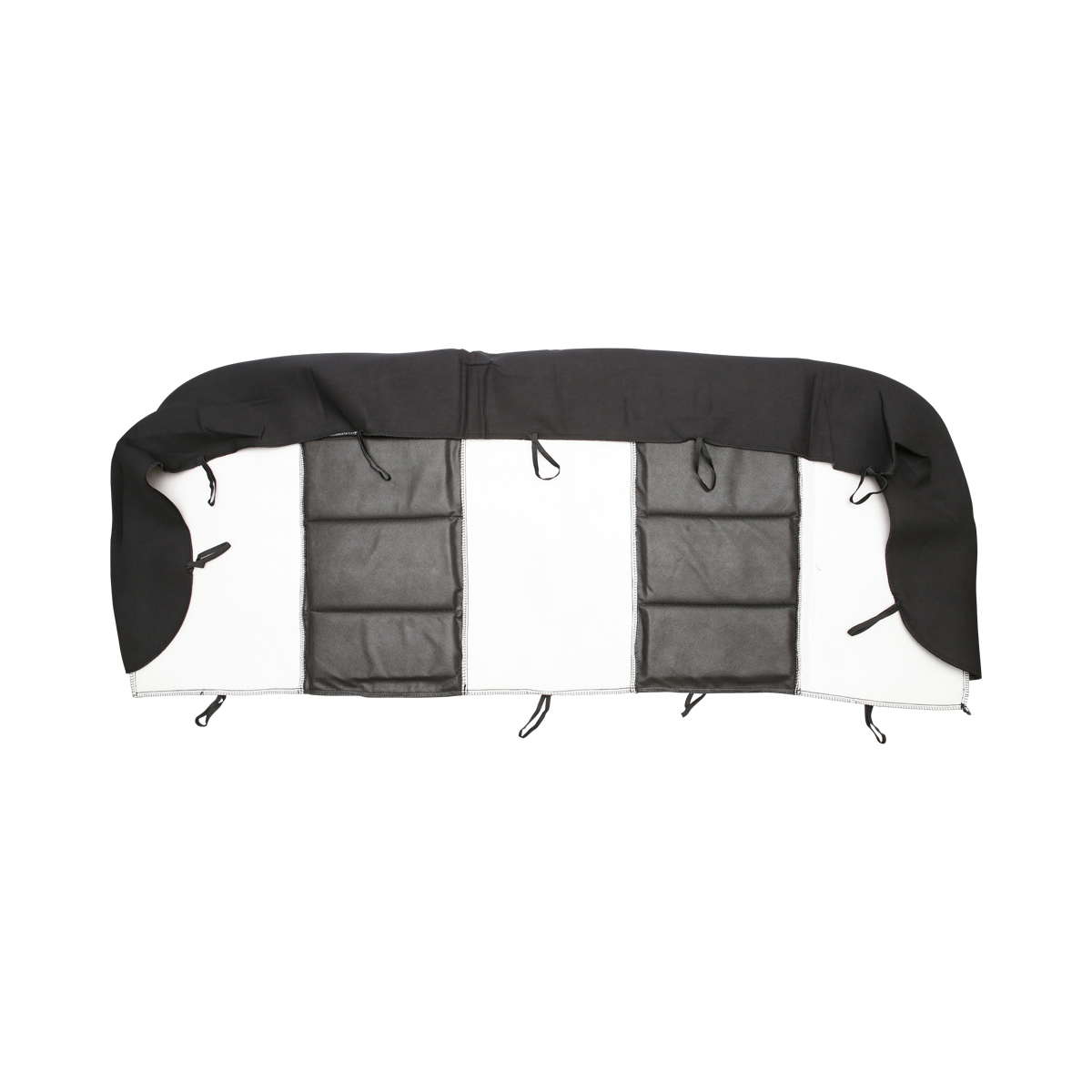 Set huse scaune universale gri negru - imagine 9