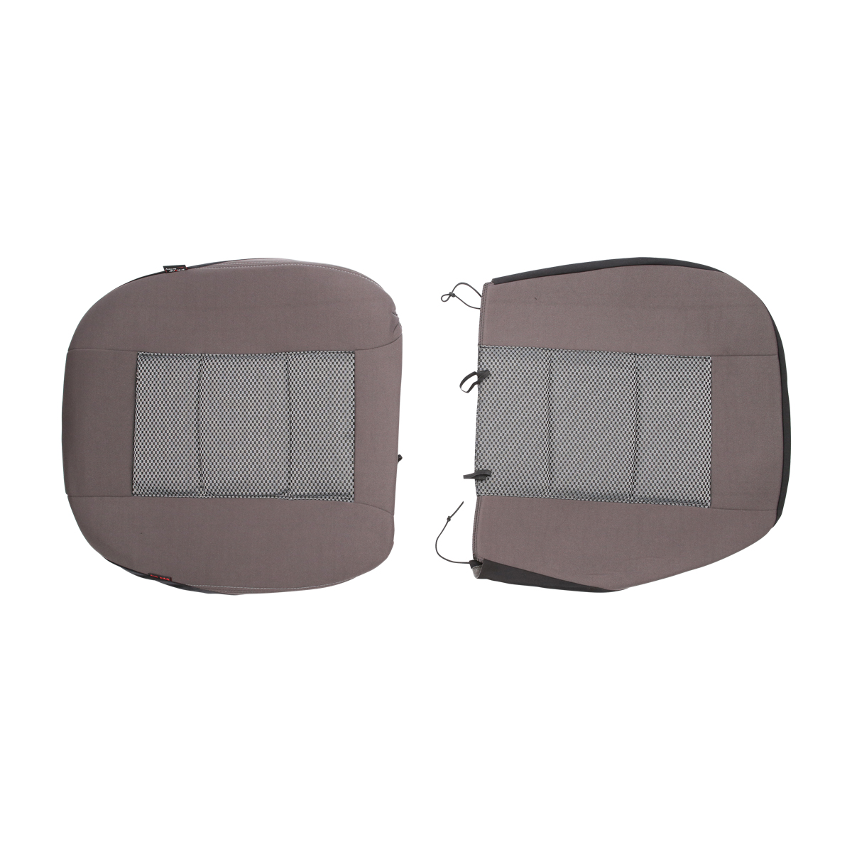 Set huse scaune universale gri negru - imagine 2