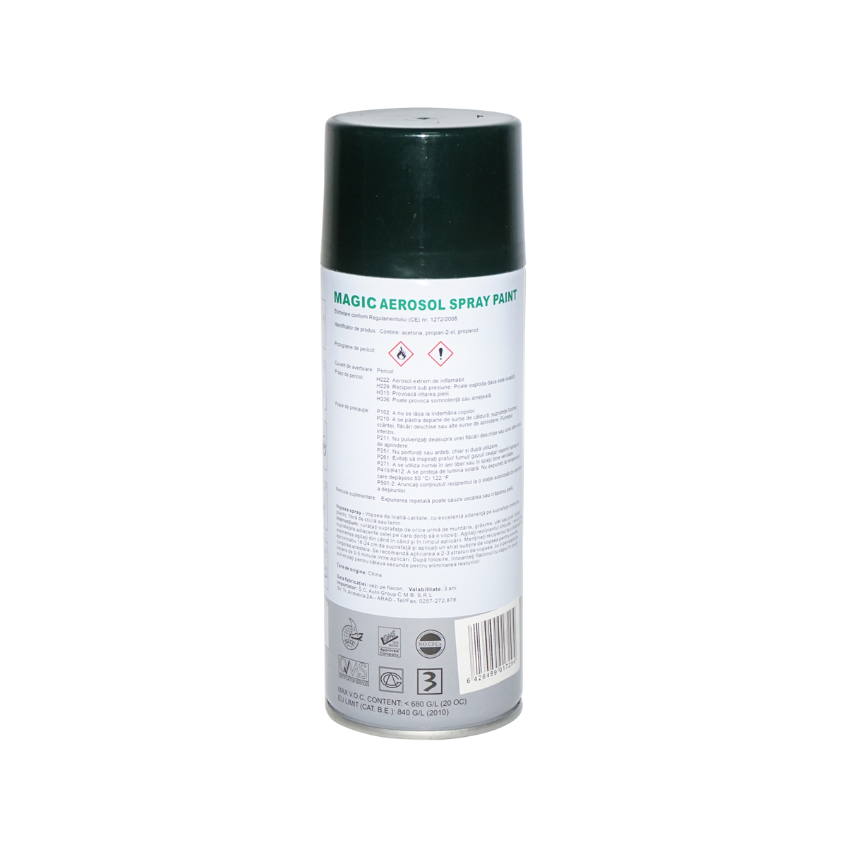 Spray vopsea Magic verde 560 400 ml - imagine 3