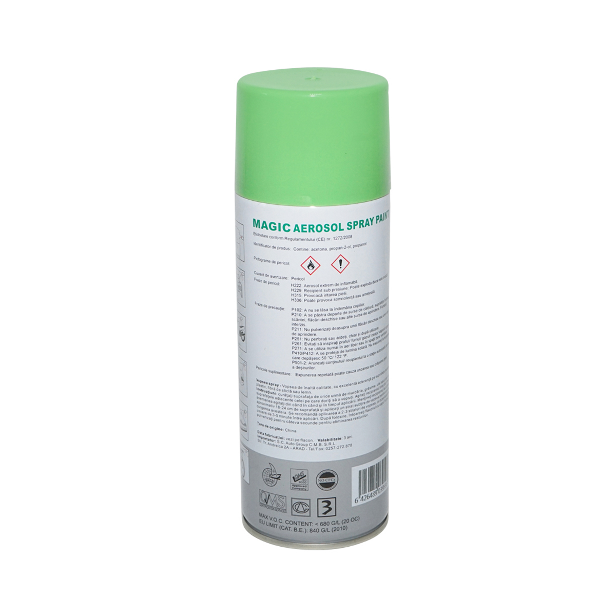 Spray vopsea Magic verde 6018 450 ml - imagine 2