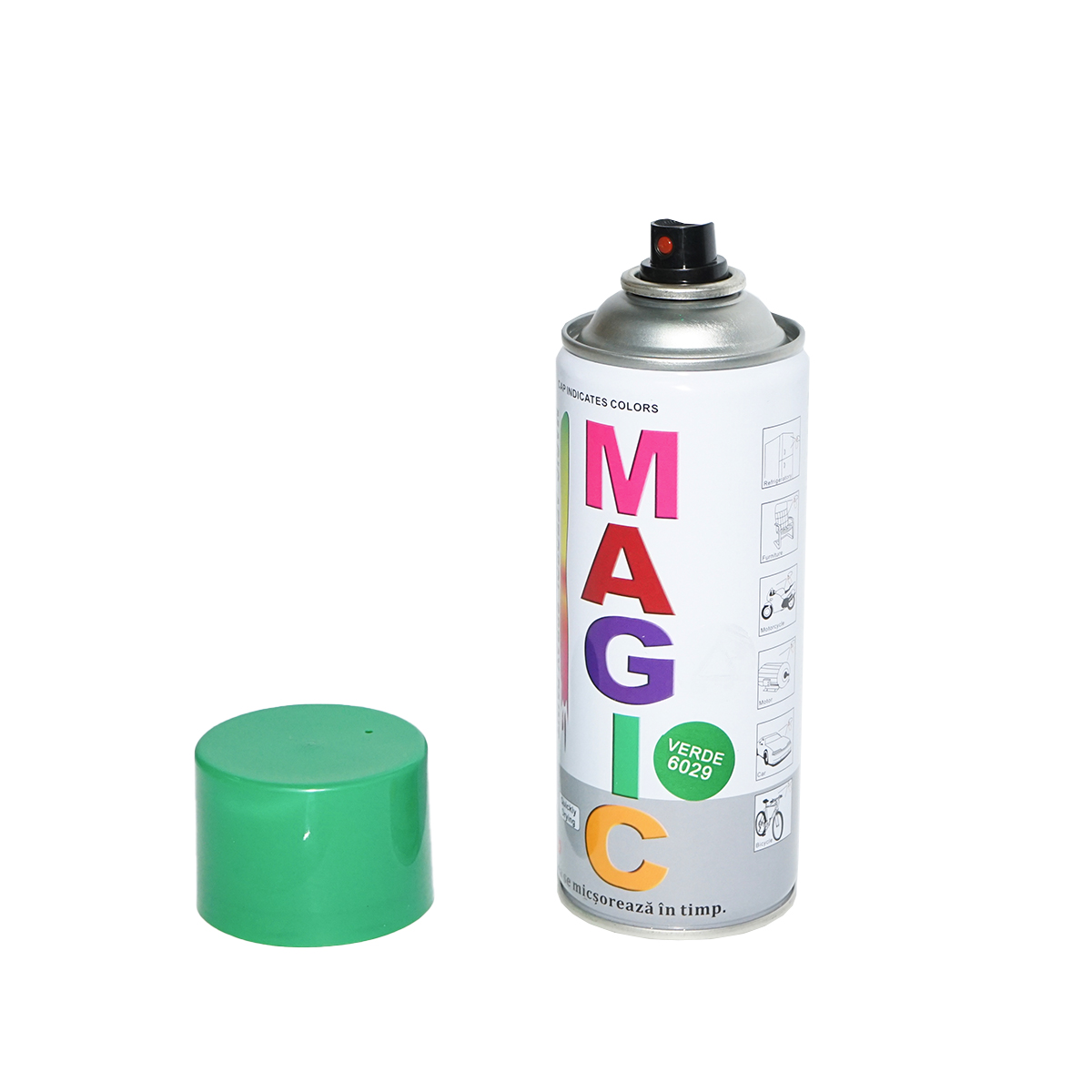 Spray vopsea Magic verde 6029 450 ml - imagine 2