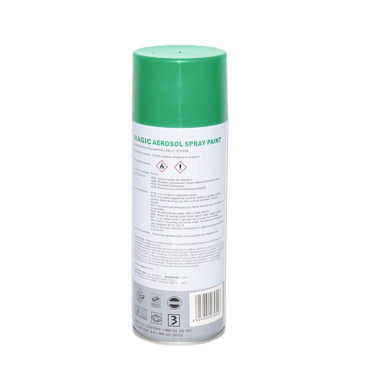 Spray vopsea Magic verde 6029 450 ml - imagine 3