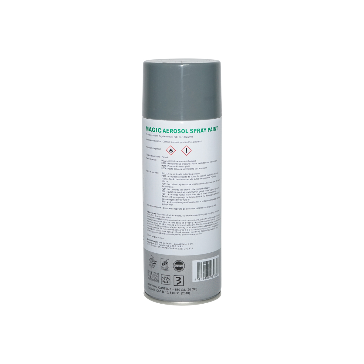 Spray vopsea Magic gri cometa 450 ml - imagine 3