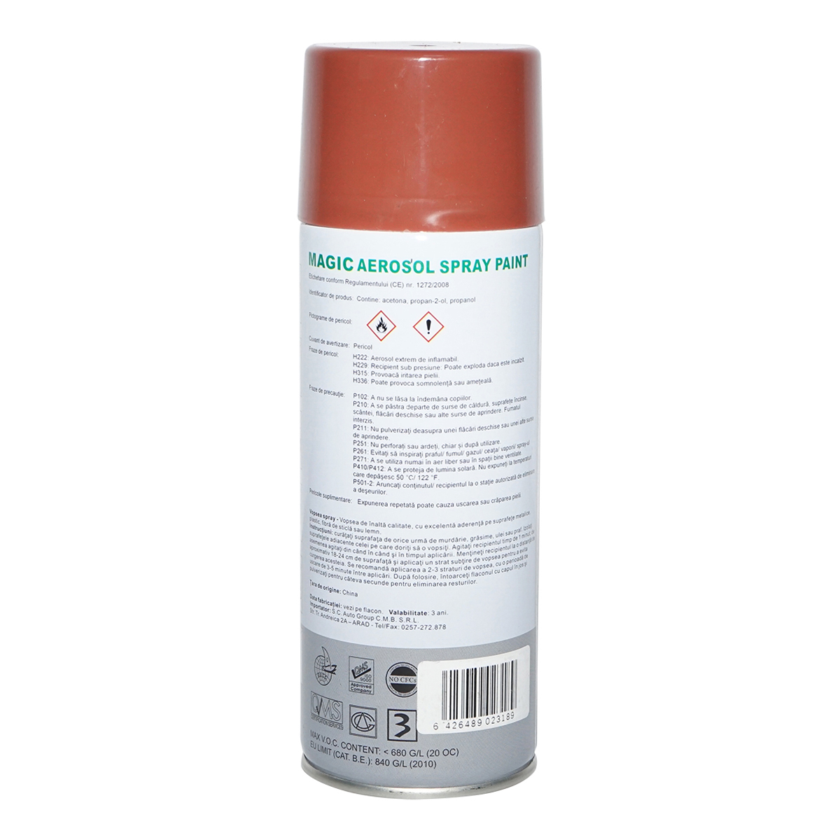 Spray vopsea Magic grund maro 450 ml - imagine 2