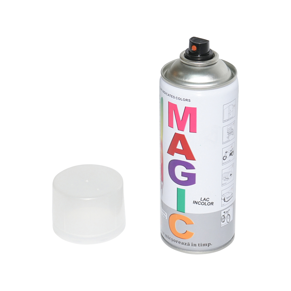 Spray vopsea Magic lac incolor 450 ml - imagine 2