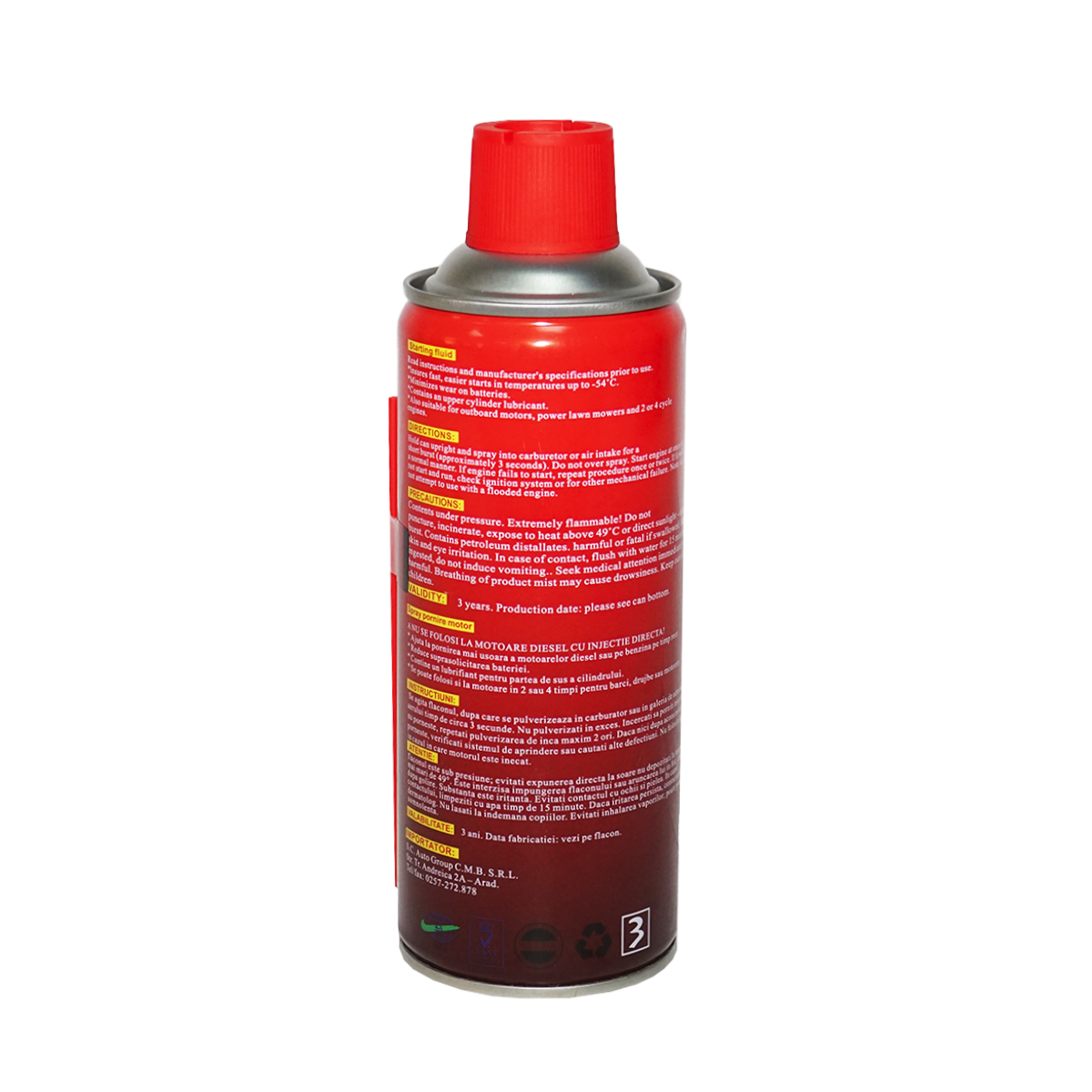 Spray pornire motor la rece sau cald 450 ml - imagine 2