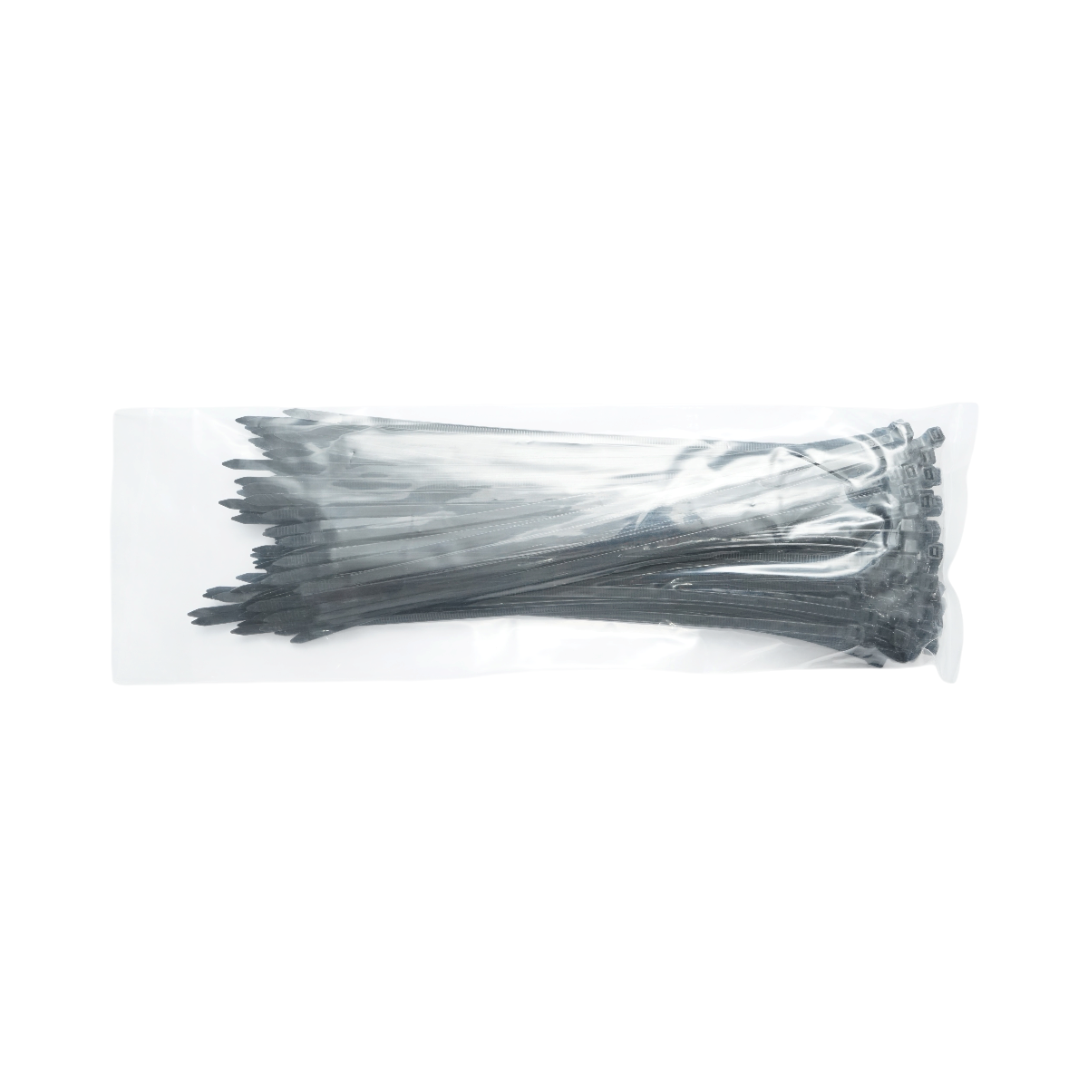 Faseta colier plastic negru 4.7x300mm 100 buc/set Longroad - imagine 5