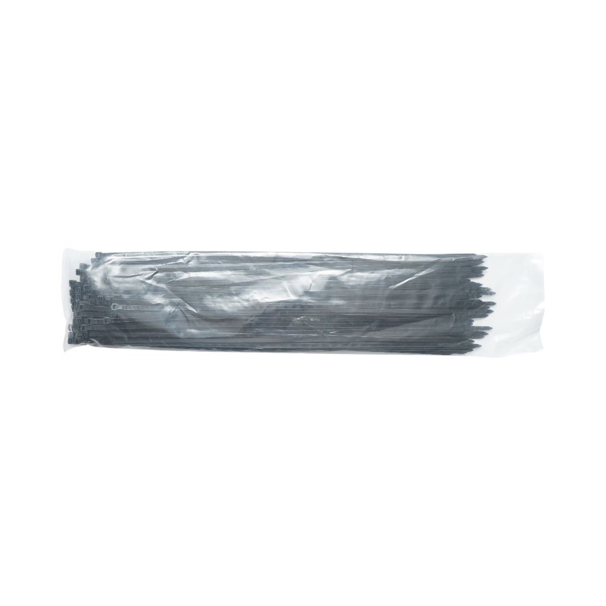 Faseta colier plastic negru 4.8x430mm 100 buc/set Longroad - imagine 5