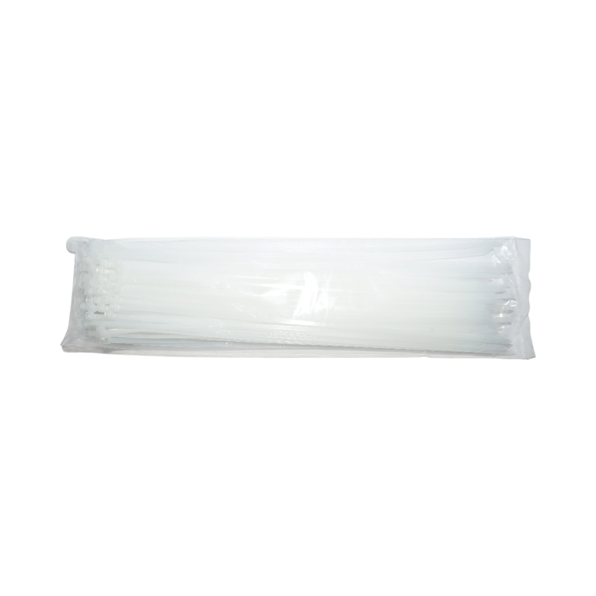 Faseta colier plastic alb 4.8x380mm 100 buc/set Longroad - imagine 5