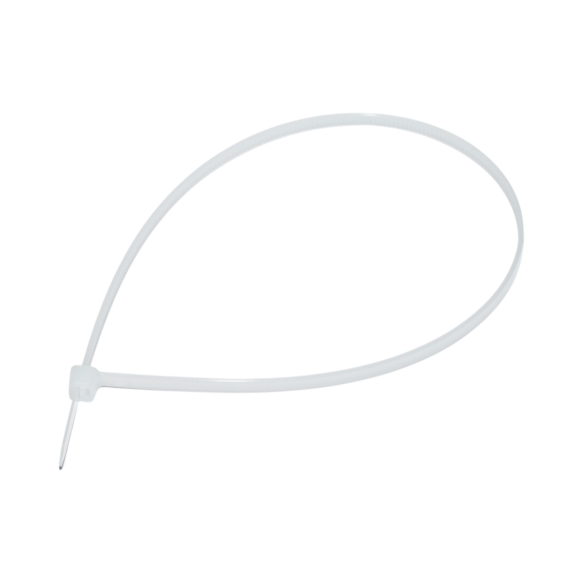Faseta colier plastic alb 4.7x350mm pentru prindere capace roti auto 100 buc/set Longroad - imagine 3
