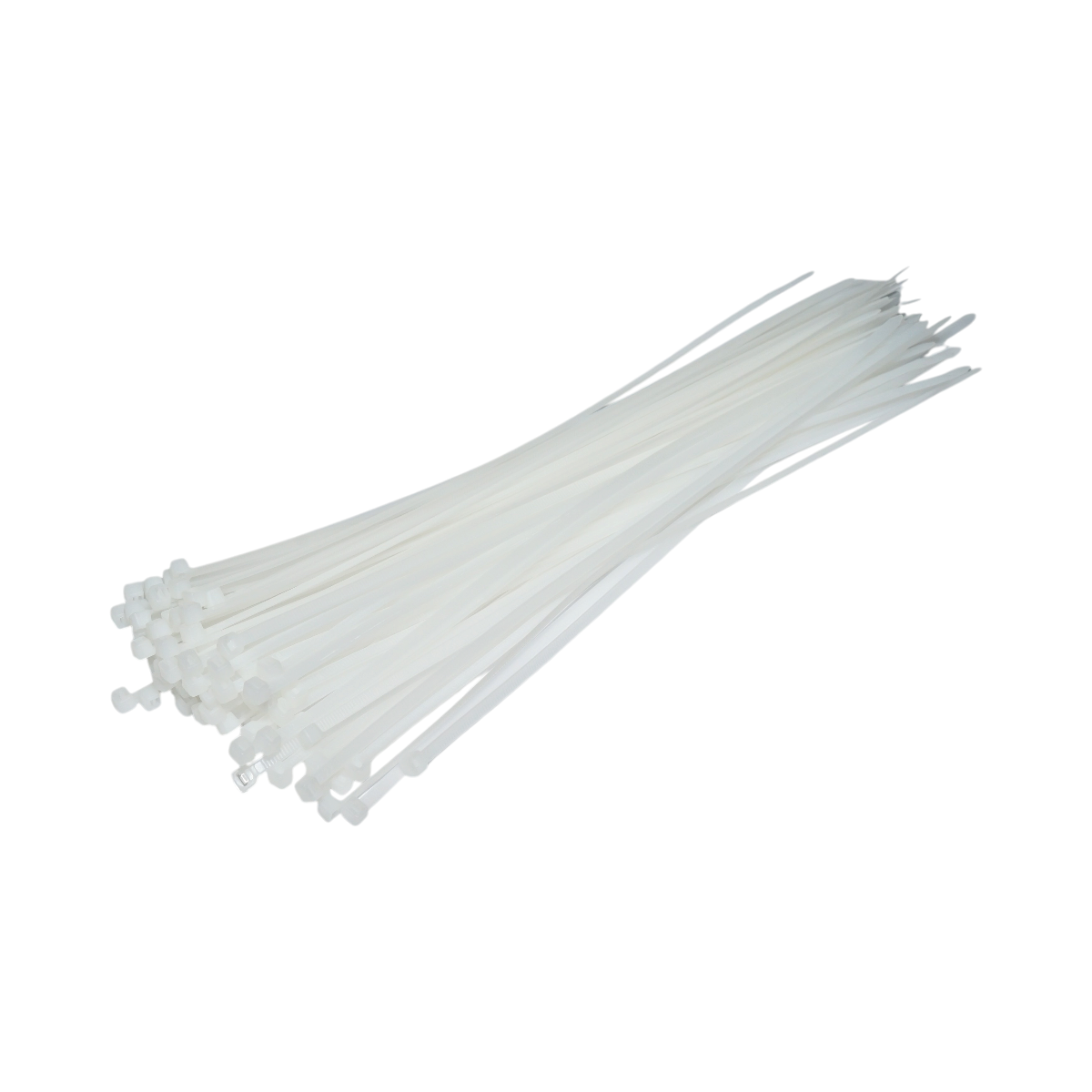 Faseta colier plastic alb 4.7x350mm pentru prindere capace roti auto 100 buc/set Longroad - imagine 2