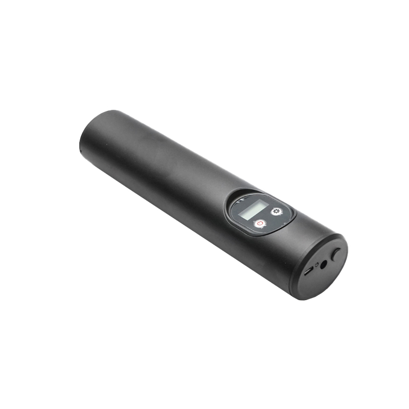 Compresor aer portabil negru 12,4V baterie 6000Am reincarcabila 250x56x47mm cu accesorii - imagine 8
