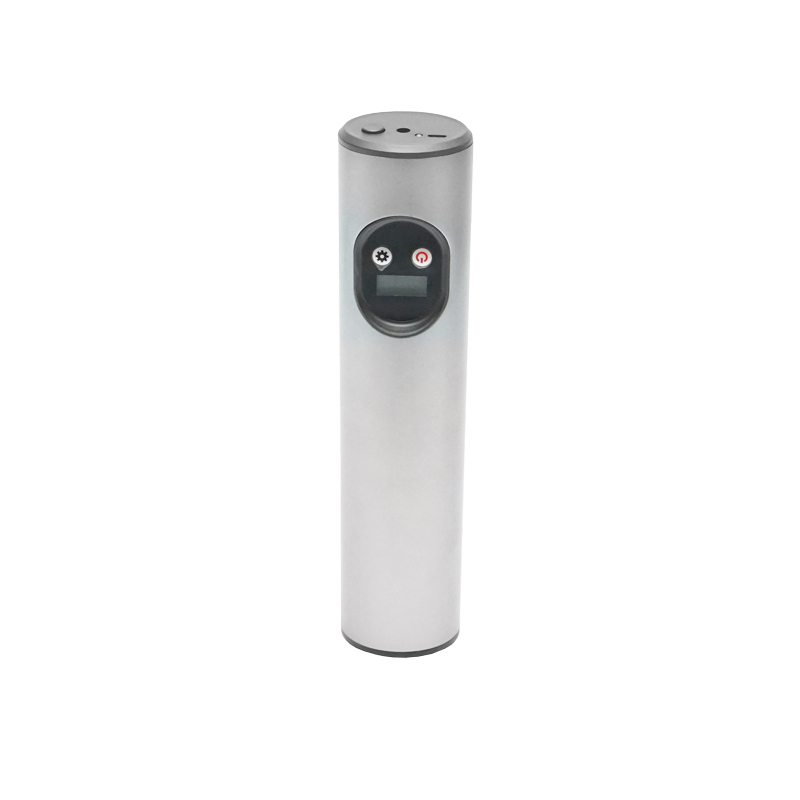 Compresor aer portabil gri inchis 12,4V baterie 6000Am reincarcabila 250x56x47mm cu accesorii - imagine 2