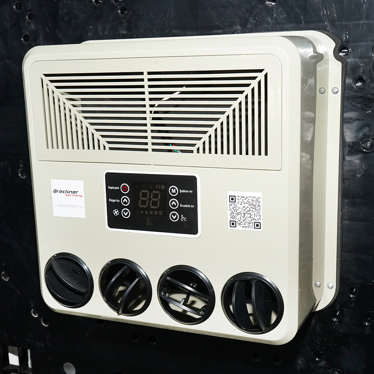 Clima stationara utilaje industriale AC universala 12V, 2600W, 8875BTU, 30A 970x858x150mm - imagine 11