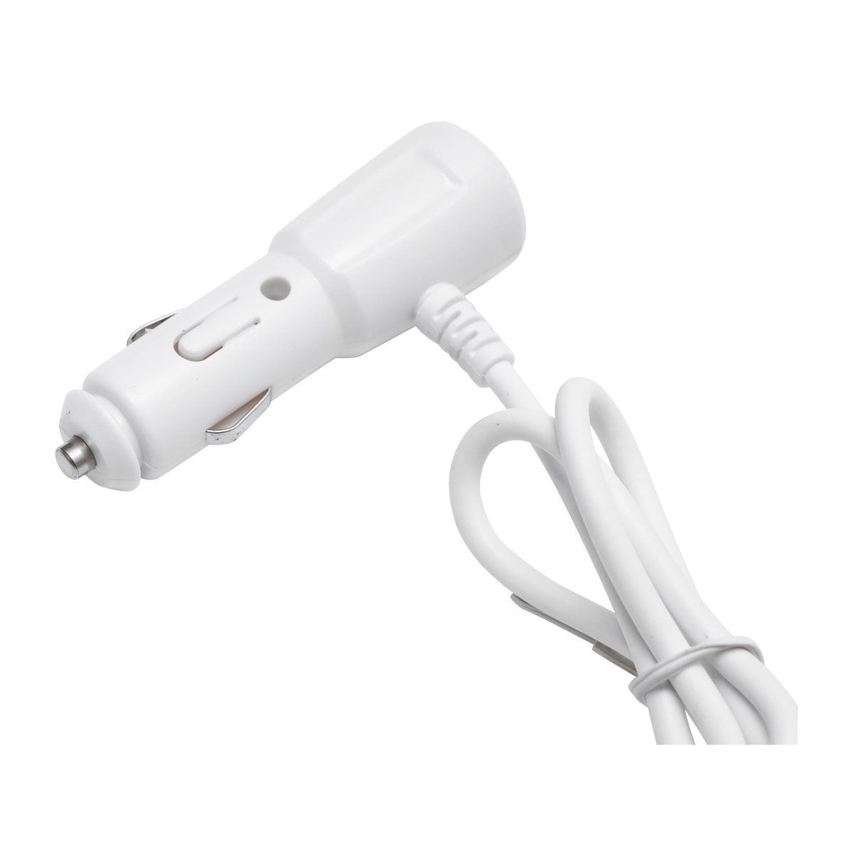 Adaptor bricheta auto dubla 12/24V si 1 port USB 5V 1000mA alb - imagine 6