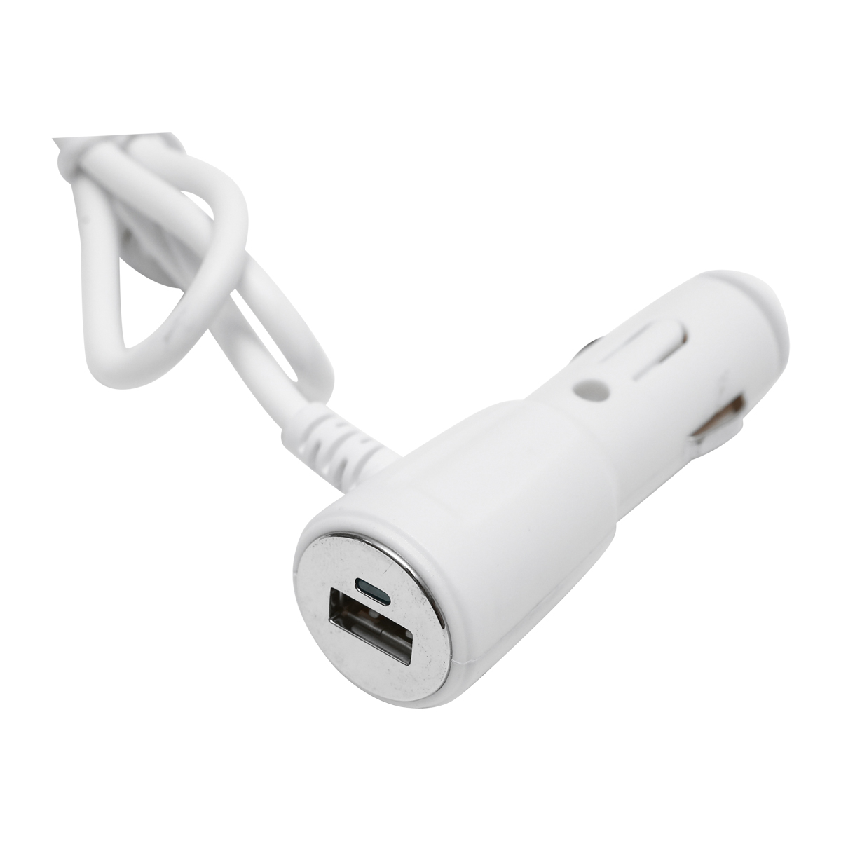 Adaptor bricheta auto dubla 12/24V si 1 port USB 5V 1000mA alb - imagine 7