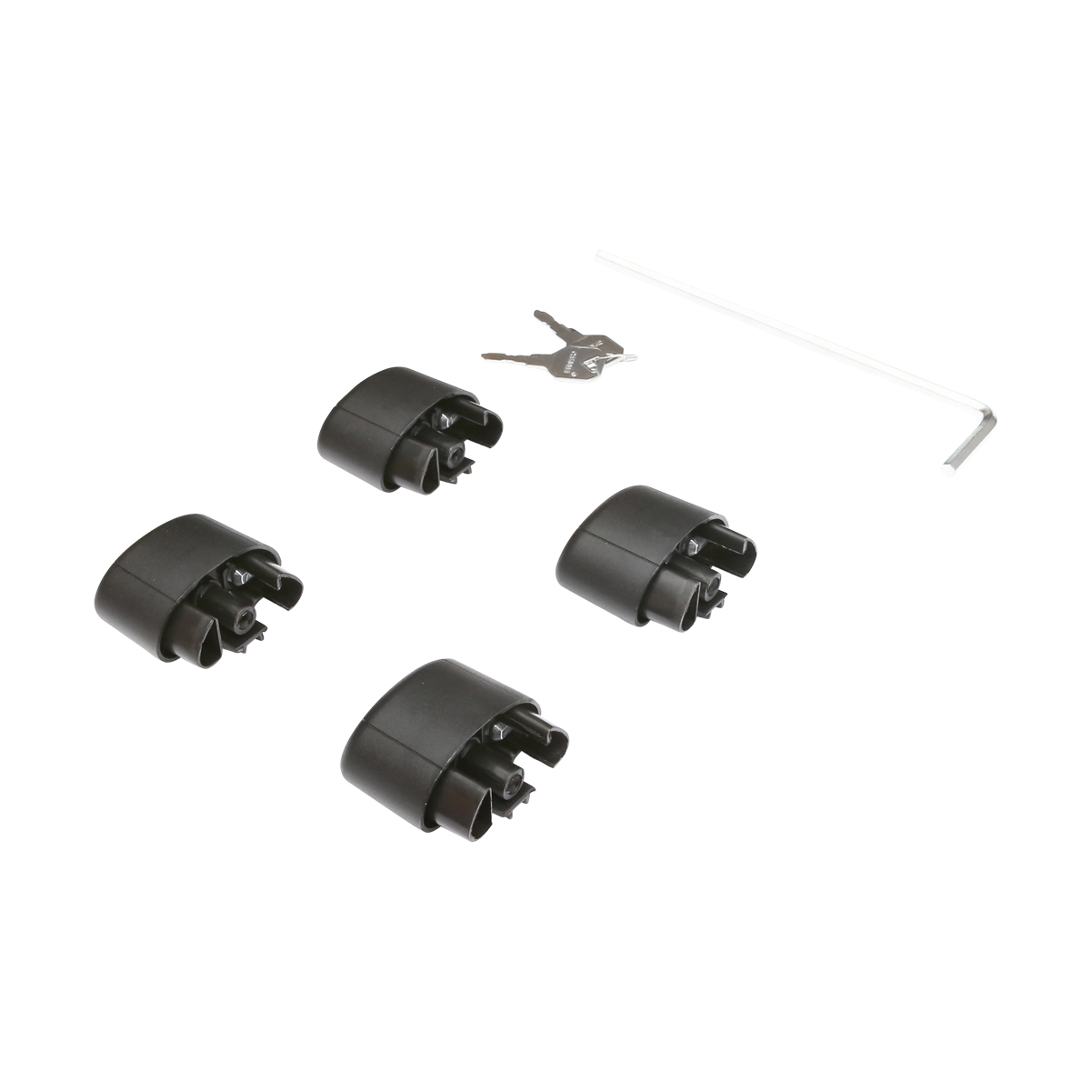 Set 2 bare transversale pentru portbagaj din aluminiu cu antifurt 1500mm Breckner Germany - imagine 6