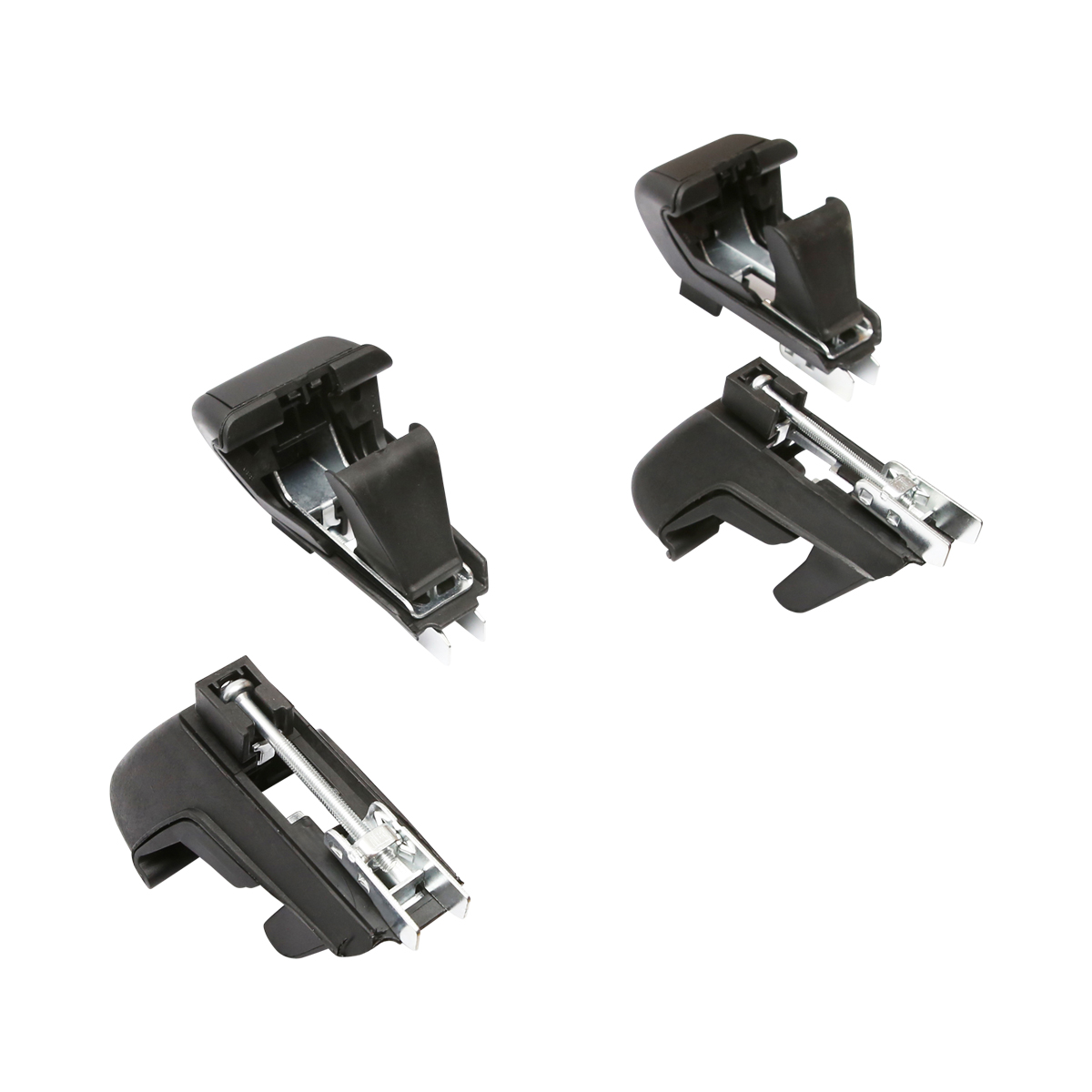 Set 2 bare transversale pentru portbagaj din aluminiu cu antifurt 1500mm Breckner Germany - imagine 7