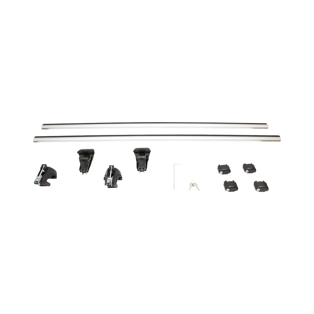 Set 2 bare transversale pentru portbagaj din aluminiu cu antifurt 1500mm Breckner Germany - imagine 3