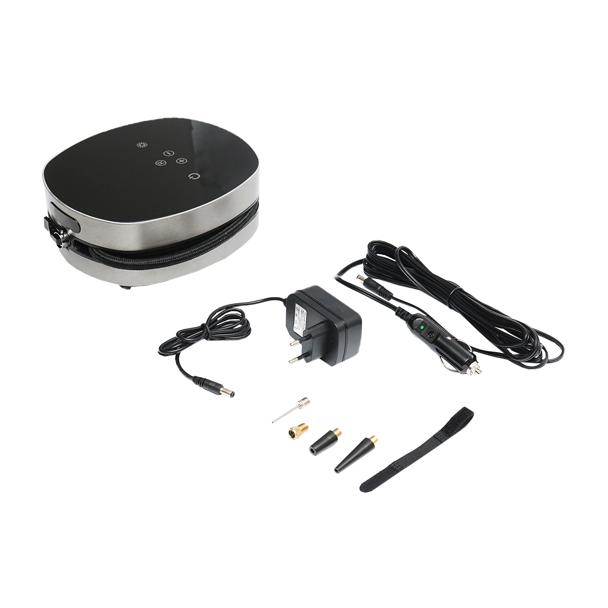 Compresor aer cu touch screen, acumulator 2500mAh, presiune maxima 8.27 Bar, tensiune alimentare 12.6V/1A, wireless Breckner Germany