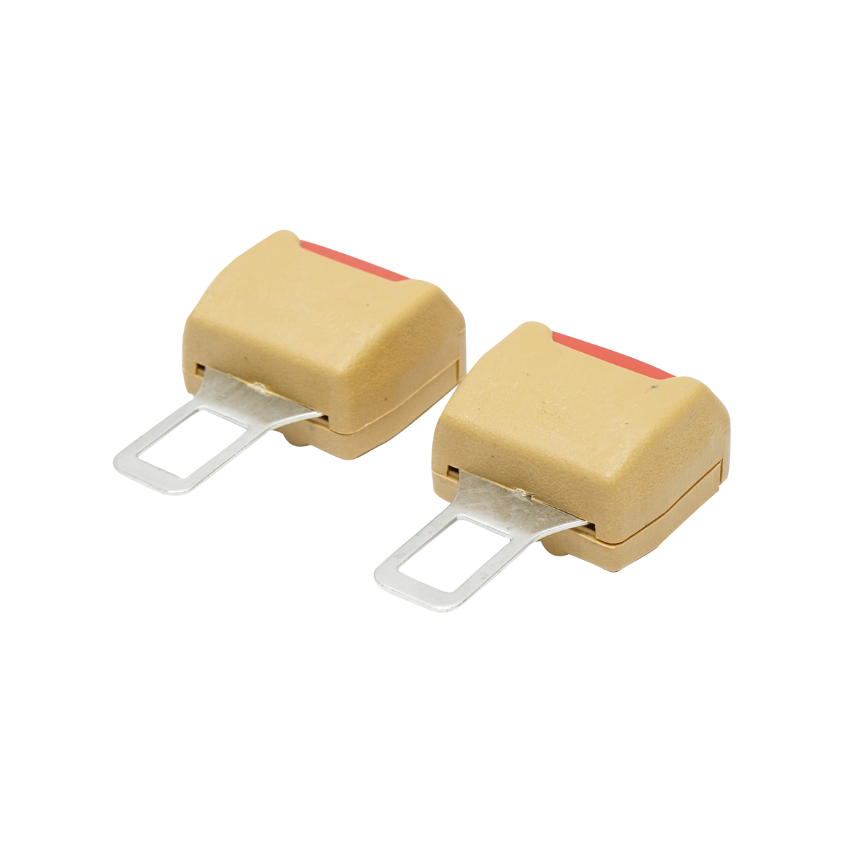 Set 2 adaptoare centura siguranta auto bej - imagine 3