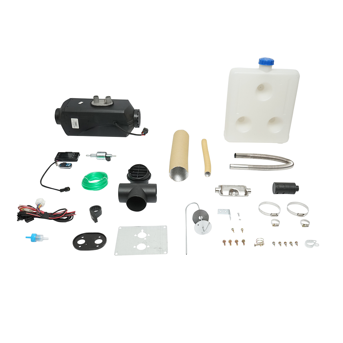 Incalzitor stationar, sirocou 12V, 2KW, display LCD, cu telecomanda si bujie Kyocera Breckner Germany - imagine 2