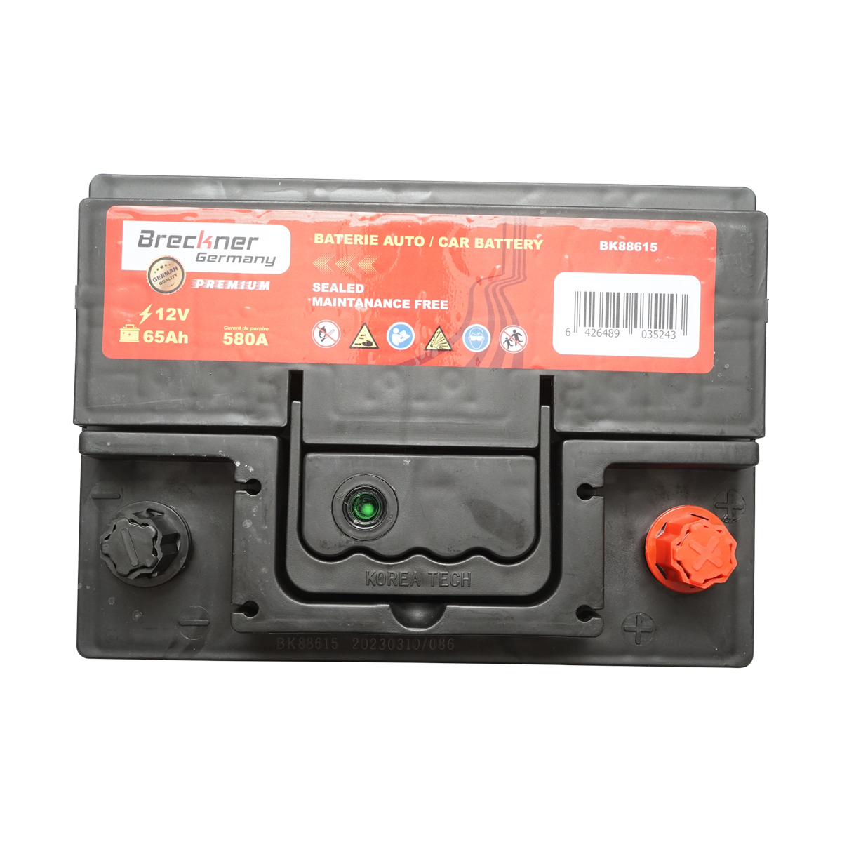 Acumulator, baterie auto 65Ah, 580A, 12V BRECKNER PREMIUM - imagine 4