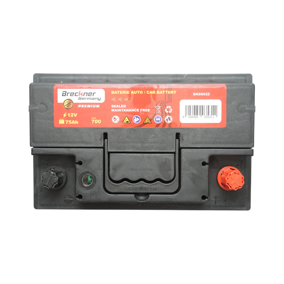 Acumulator, baterie auto 75Ah, 700A, 12V BRECKNER PREMIUM - imagine 5