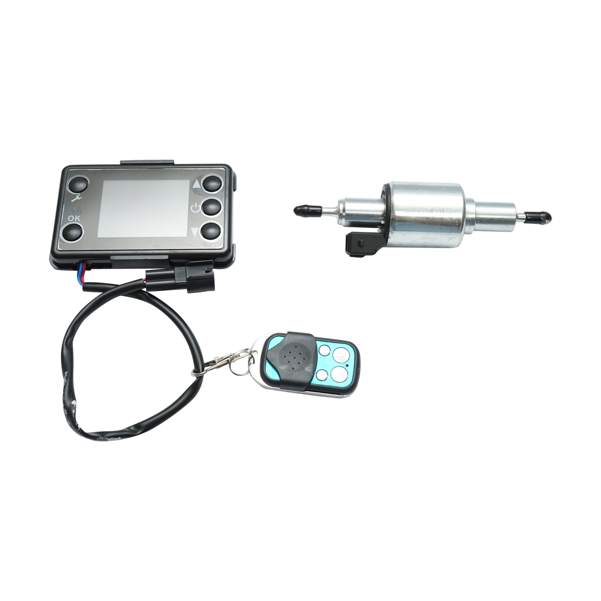 Incalzitor stationar, sirocou 12-24V, 5KW, display LCD, cu telecomanda si bujie Kyocera Breckner Germany - imagine 6