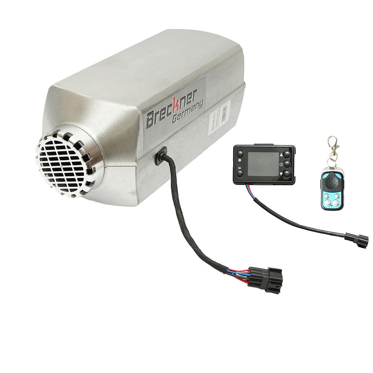 Incalzitor stationar sirocou 12-24V, 5kW, display LCD cu telecomanda si bujie Kyocera Breckner Germany	