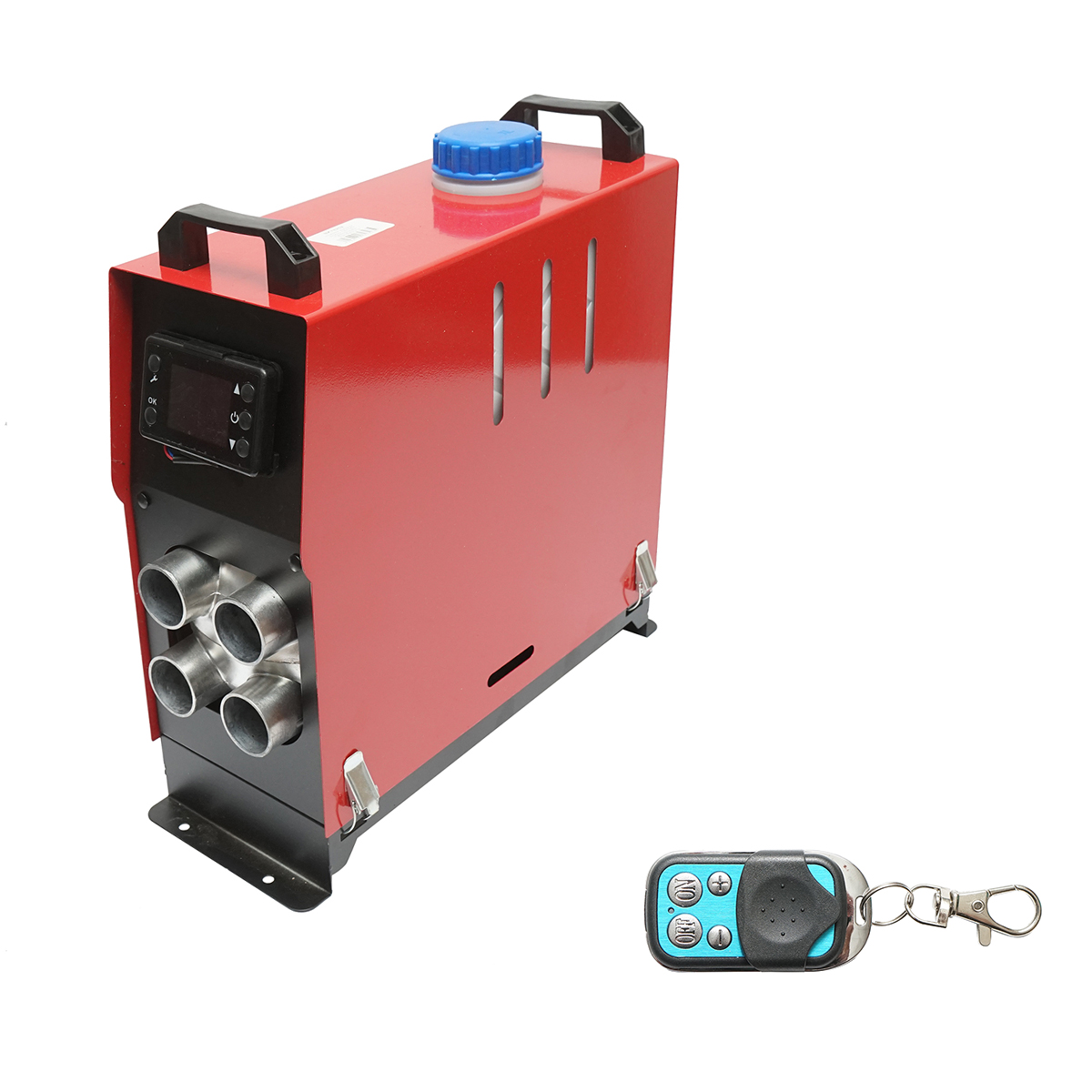 Sirocou, incalzitor stationar portabil 12-24V, 5KW, display LCD, cu telecomanda si bujie Kyocera Breckner Germany