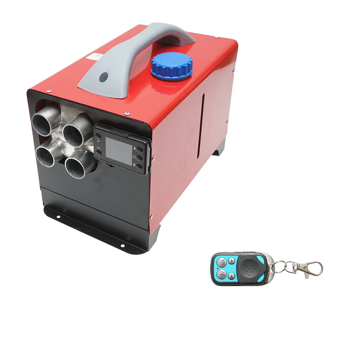 Sirocou, incalzitor stationar portabil 12-24V, 5KW, display LCD, cu telecomanda si bujie Kyocera Breckner Germany